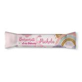 Adesivi barrette cioccolato personalizzate compleanno tema arcobaleno femminuccia Modello codice: PB 37 H